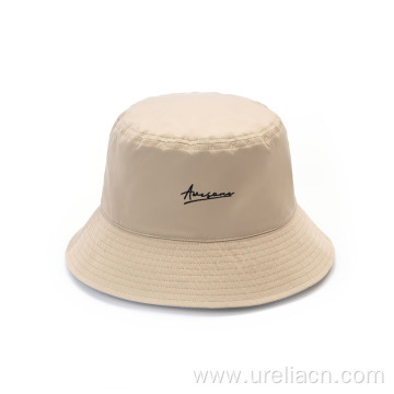 Flat embroidery fishing hat